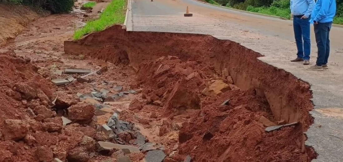 Chuvas intensas causam estragos em Itanhangá afetando estradas e