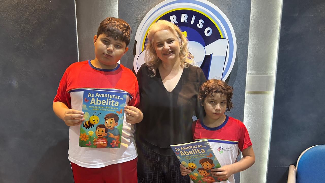A Voz do Povo recebe autores de “As Aventuras de Abelita”, obra que nasceu das histórias de mãe para filhos
