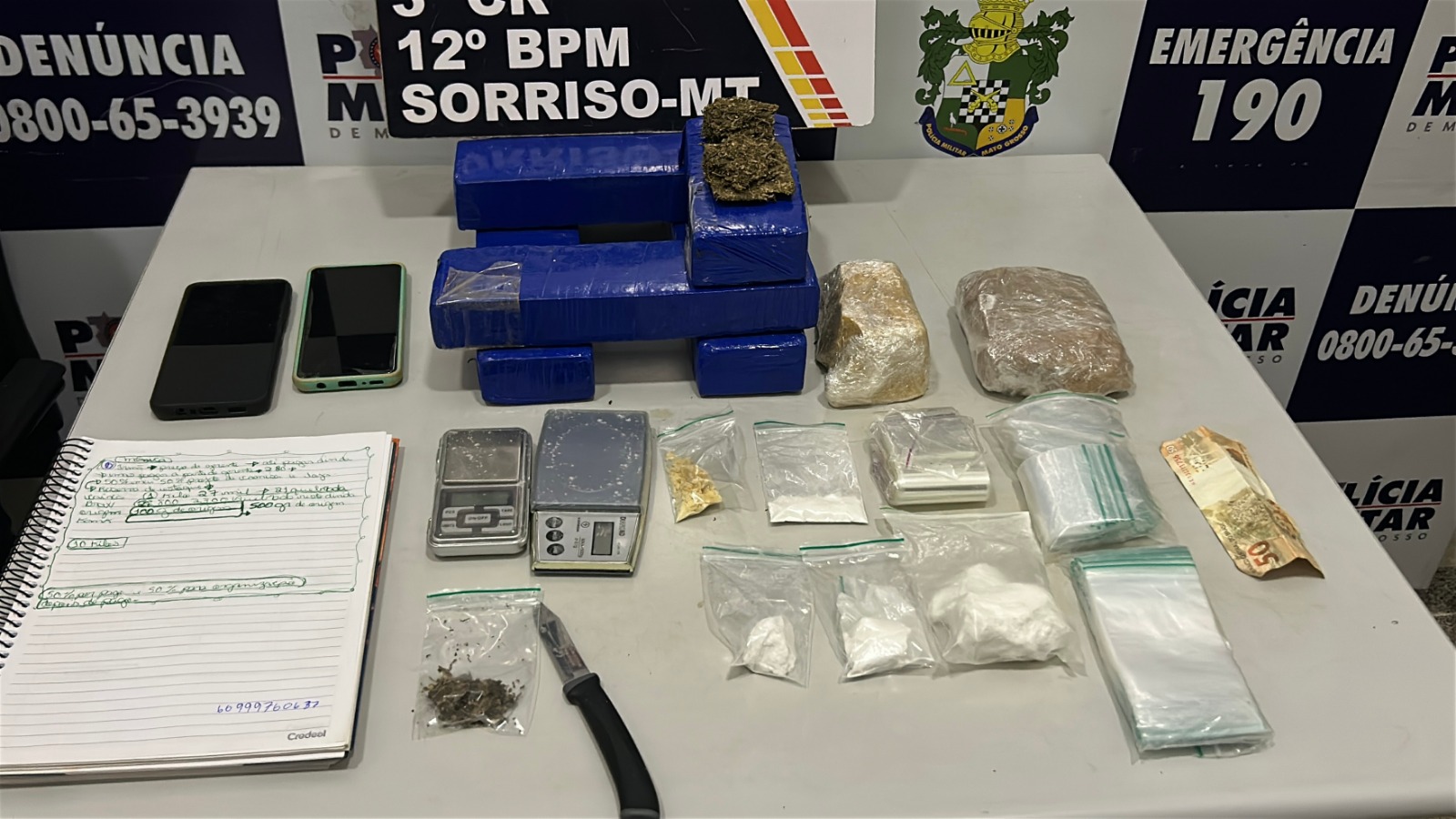 Dois são presos com drogas após morador denunciar ponto de tráfico