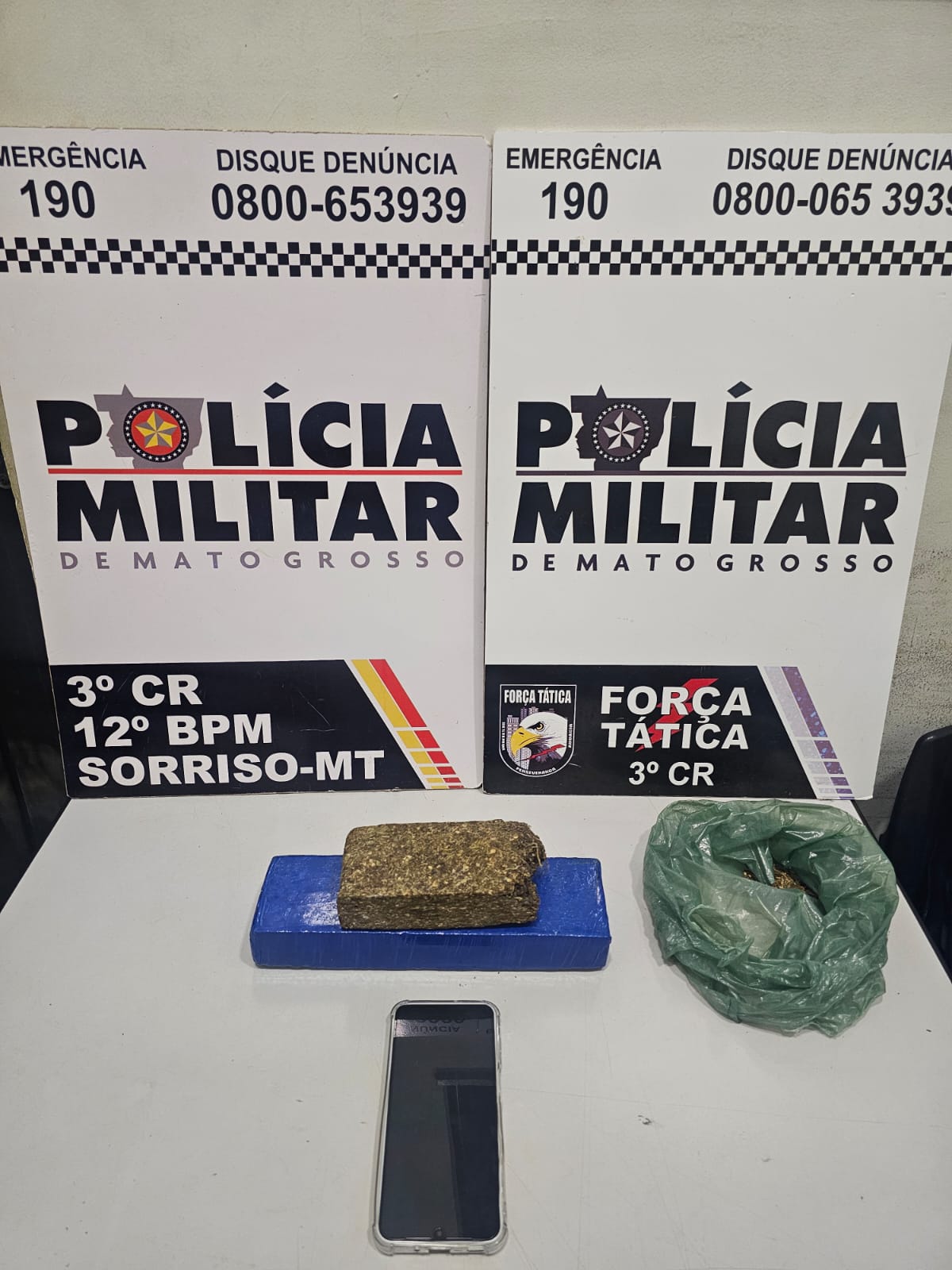 Força Tática prende suspeito de homicídio em Sorriso e apreende drogas