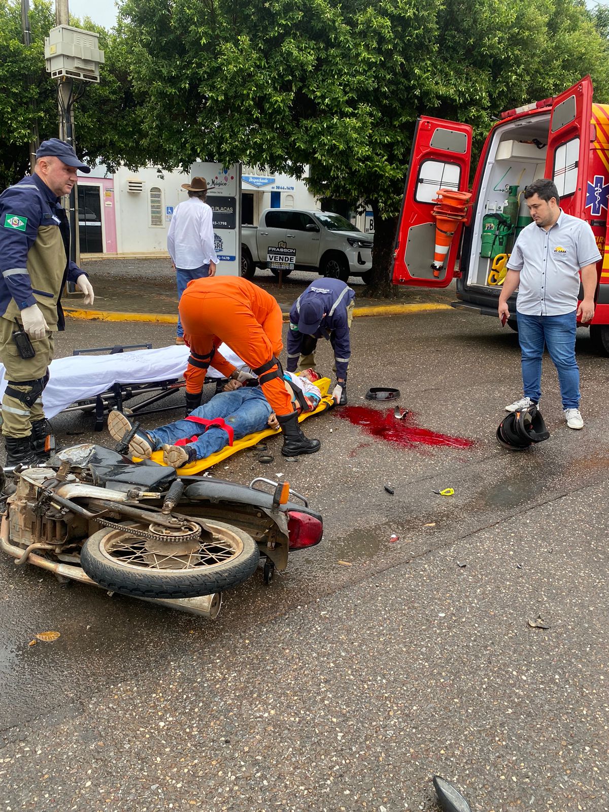 Motociclista morre após colisão com ônibus na manhã desta sexta-feira em Sorriso (atualizado)