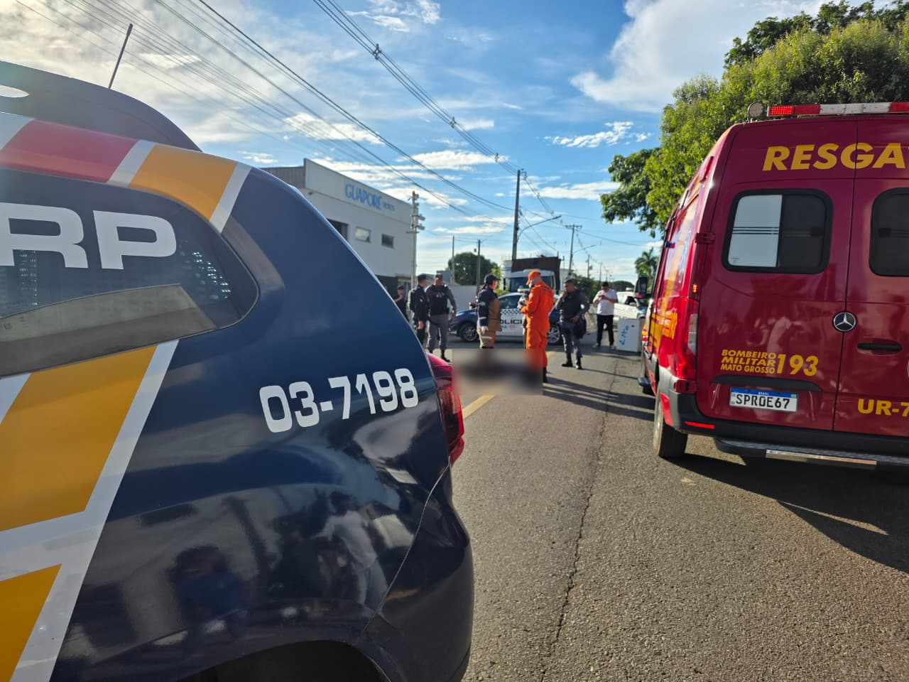 Homem é morto a tiros em plena luz do dia em Sorriso; vítima estava trabalhando
