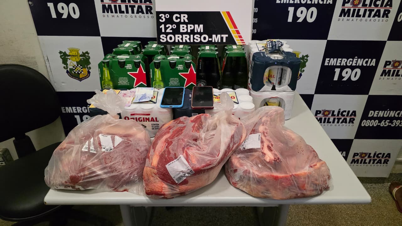 Menor é detido pela PM após aplicar golpe do pix em vários comércios de Sorriso