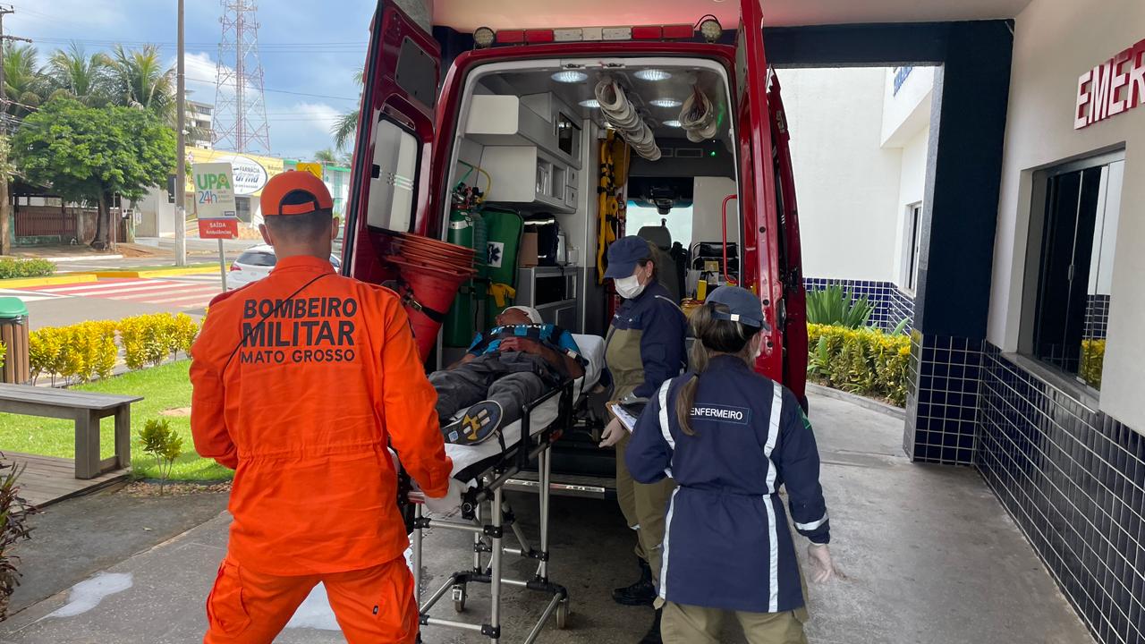 Sorriso: discussão familiar termina em vias de fato e mobiliza  PM e Bombeiros no Vila Bela