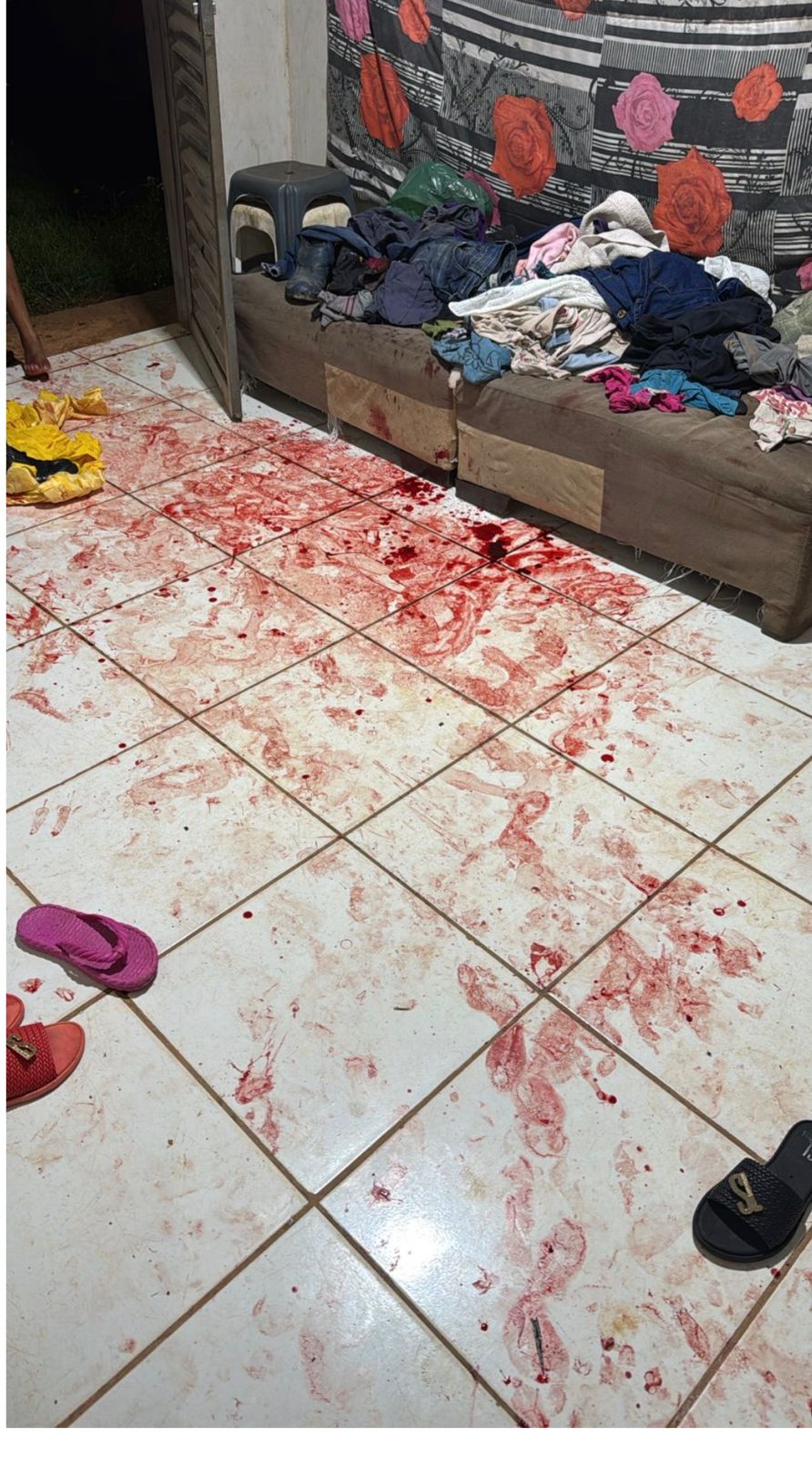 Polícia Militar atende caso grave de violência doméstica no bairro Mário Raiter na madrugada desta segunda-feira (8)