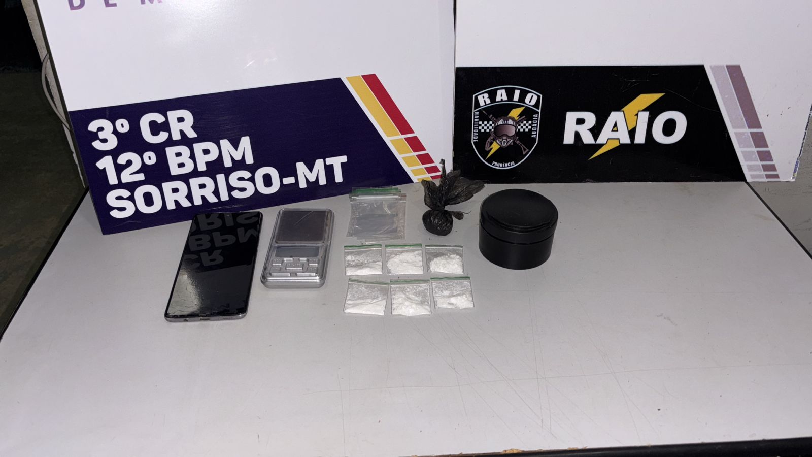 Suspeito é preso por tráfico de drogas durante a Operação Tolerância Zero em Sorriso