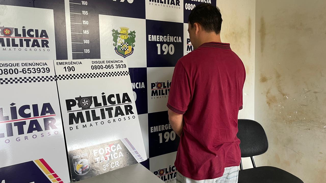 Homem com mandado de prisão por suspeita de estupro é preso pela Força Tática em Sorriso