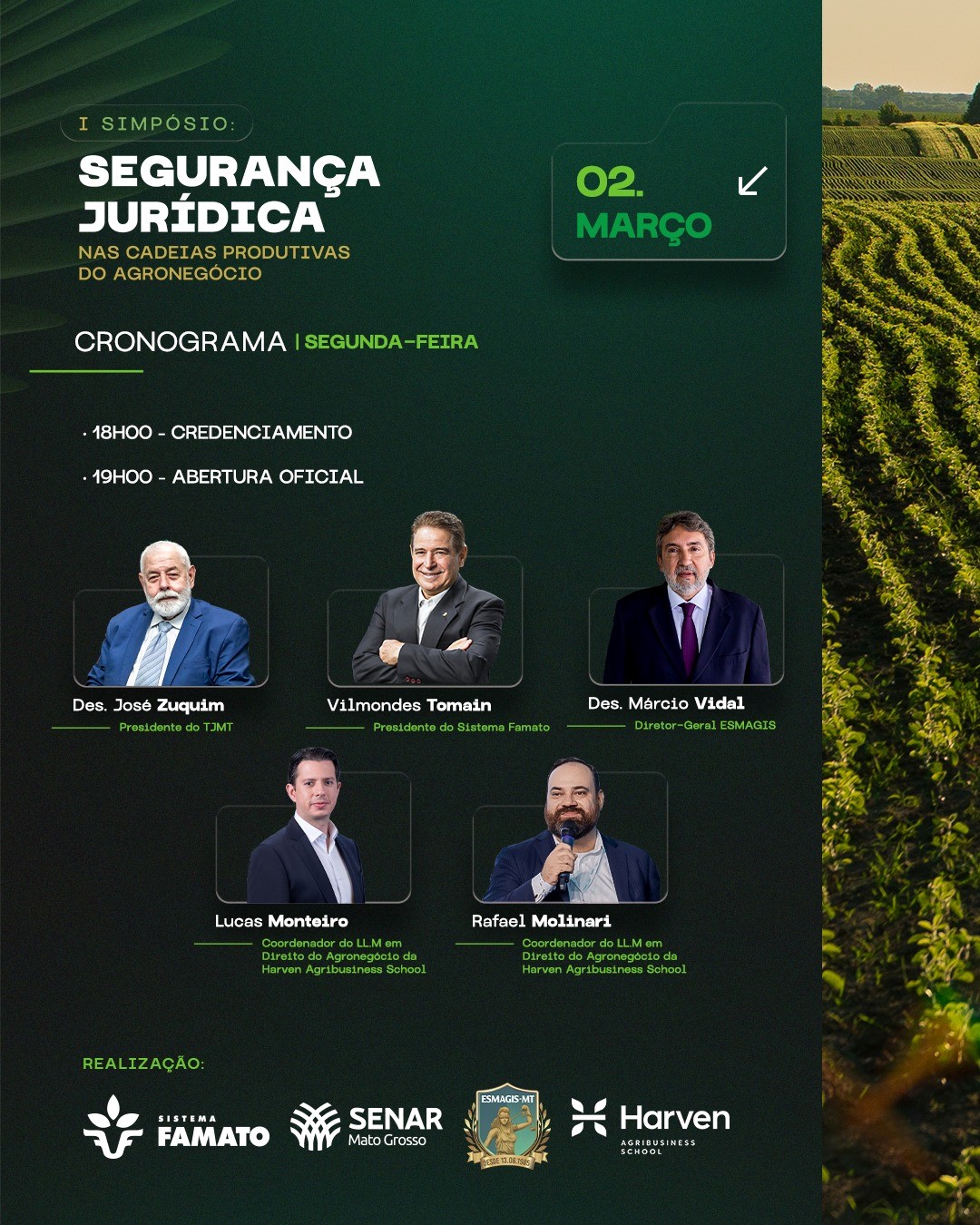 Simpósio debate segurança jurídica no agronegócio em Mato Grosso