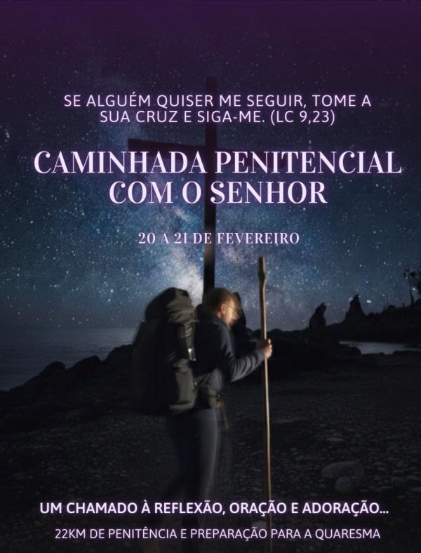 “Caminhada Penitencial com o Senhor” acontece  entre os dias 20 e 21 em Sorriso