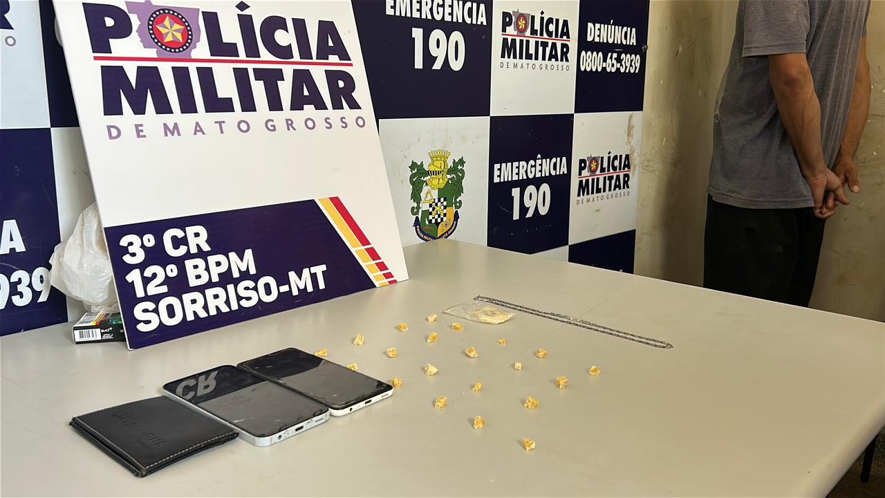 PM apreende drogas e prende suspeito por tráfico conhecido como “Deadpool” 
