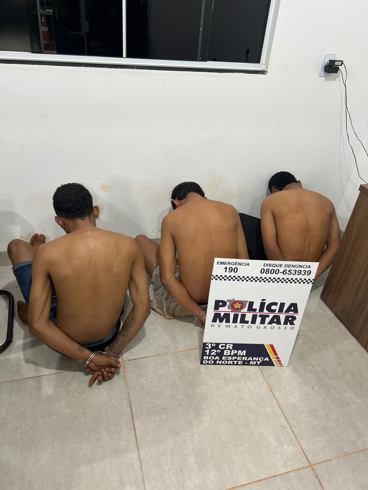 Três são presos por tráfico e drogas são apreendidas em Boa Esperança do Norte