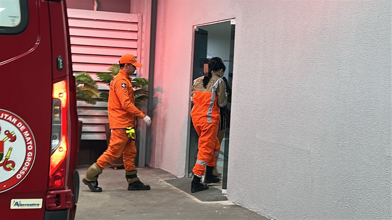 Criança é socorrida após suspeita de engasgo no bairro Rota do Sol, em Sorriso
