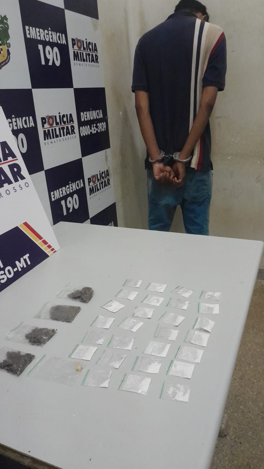 Suspeito de 21 anos é preso por tráfico de drogas durante operação em Sorriso