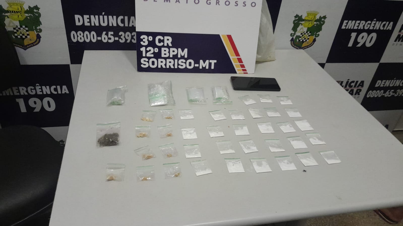 Jovem é preso por tráfico de drogas durante Operação Tolerância Zero em Novos Campos