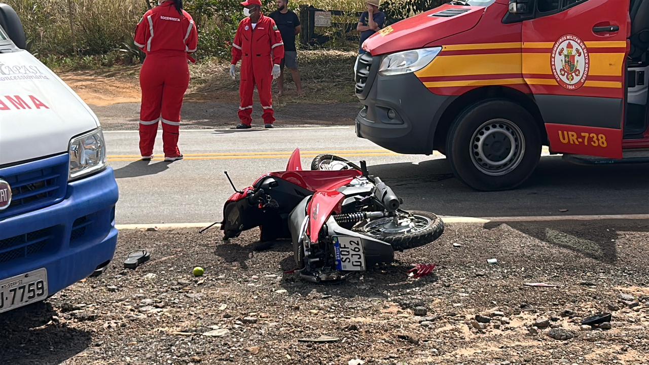 Jovem de 18 anos morre em acidente entre motocicleta e carreta na MT-242 em Sorriso