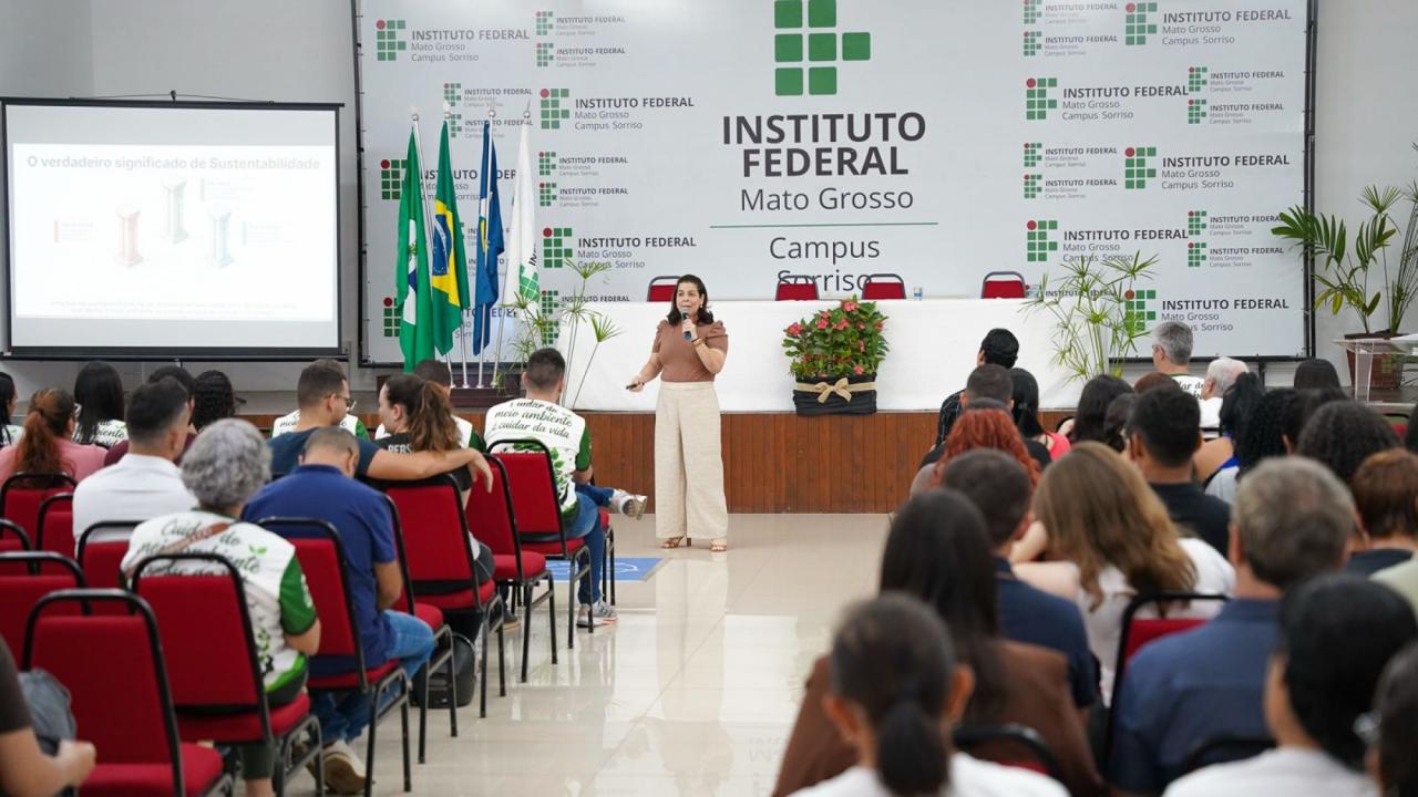 Sorriso promove debate sobre sustentabilidade e destaca papel da educação ambiental e da inovação