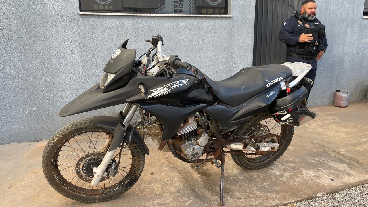  Motocicleta com registro de furto é apreendida pela Guarda Municipal em Sorriso