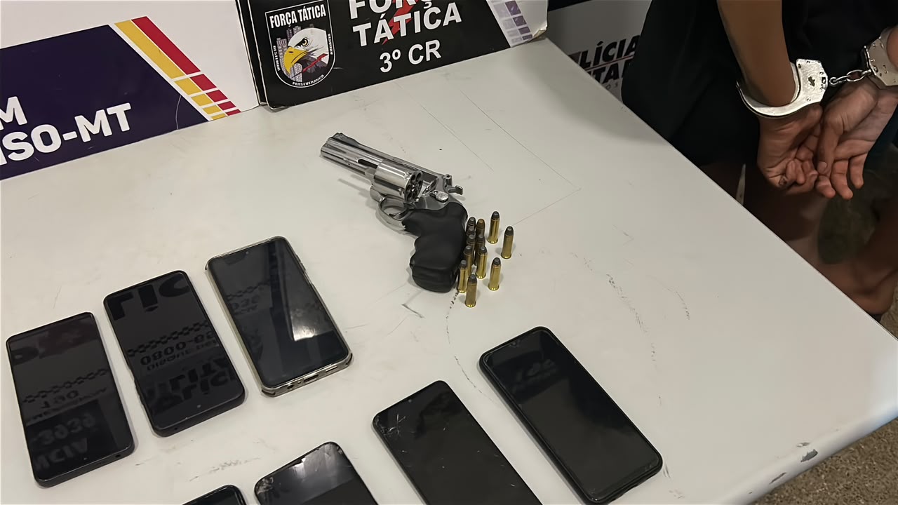 Polícia detém grupo após roubo e sequestro de motorista de aplicativo em Sorriso