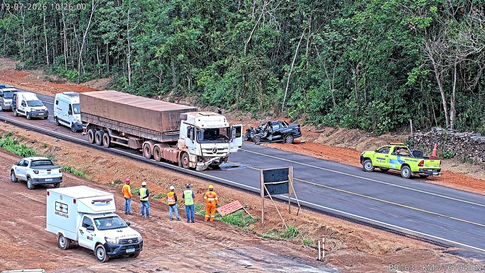 Identificado casal que morreu em grave colisão frontal na BR-163, em Sorriso