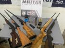 Força Tatica apreende espingardas e revolver em Cuiabá