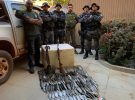 Polícia Militar e Sema apreendem 55 quilos de pescado irregular e duas espingardas